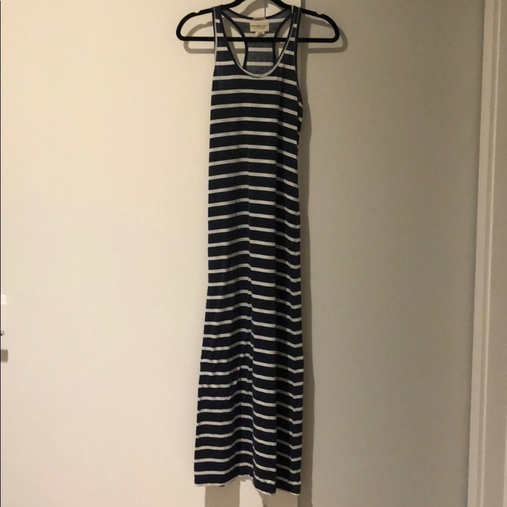 Navy and white striped Ralph Lauren dress